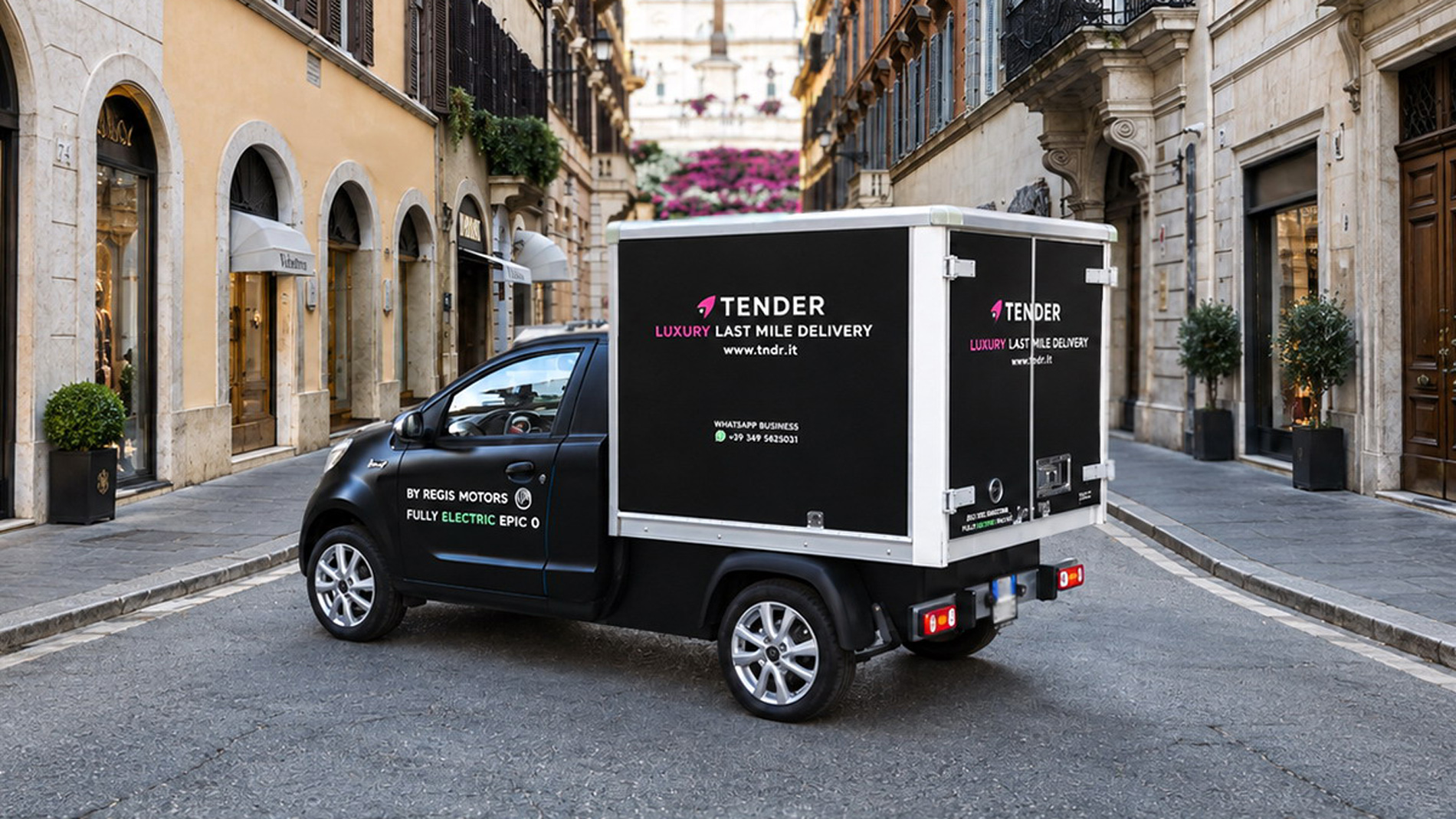 Il Tender della Regis Motors veicolo ultimo miglio
