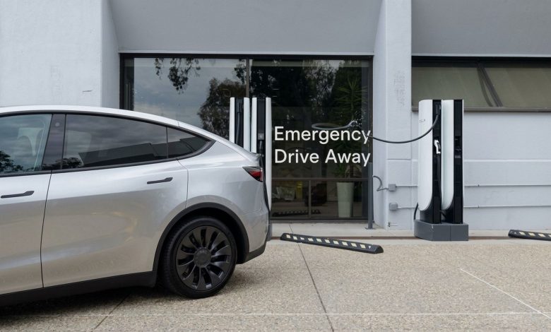 Tesla Emergency Drive Away