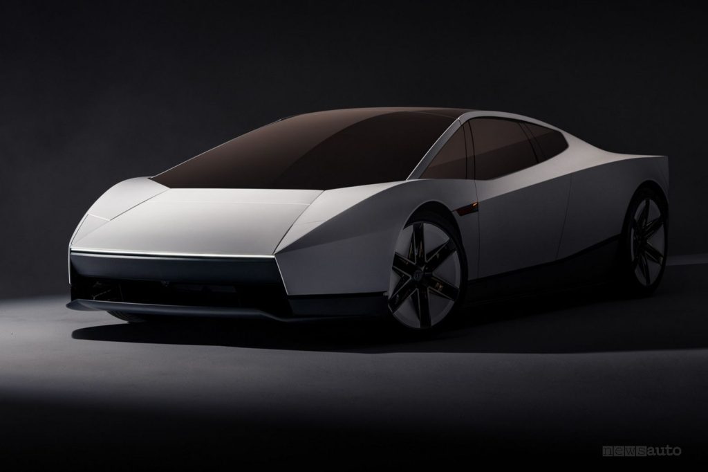 Tesla Roadster anteriore 3/4