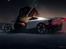 Tesla Roadster posteriore 3/4