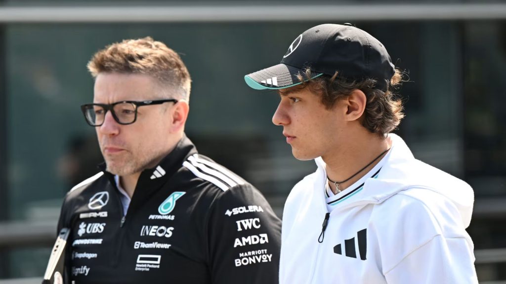 Andrea Kimi Antonelli ingegnere di pista Peter Bonnington