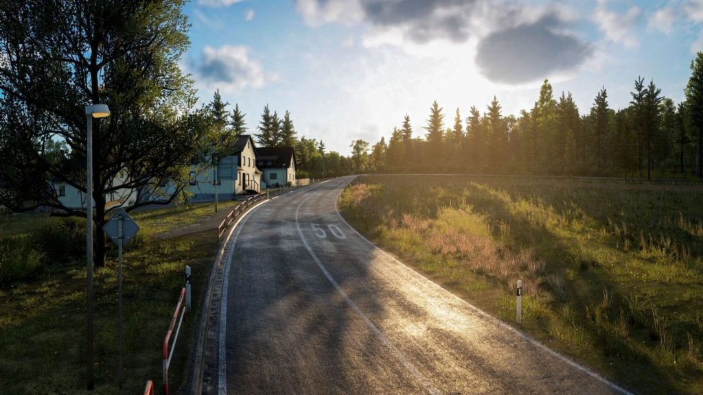 Assetto Corsa modalità Free Roam Eifel