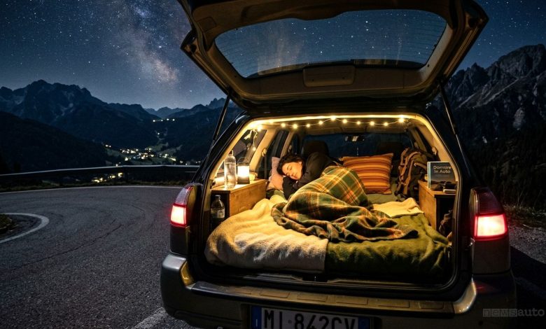 Dormire in macchina