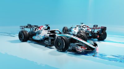Livrea Haas GP Stati Uniti Godzilla Minus Zero