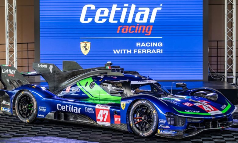 Ferrari 499P Cetilar Racing livrea Asian Le Mans Series