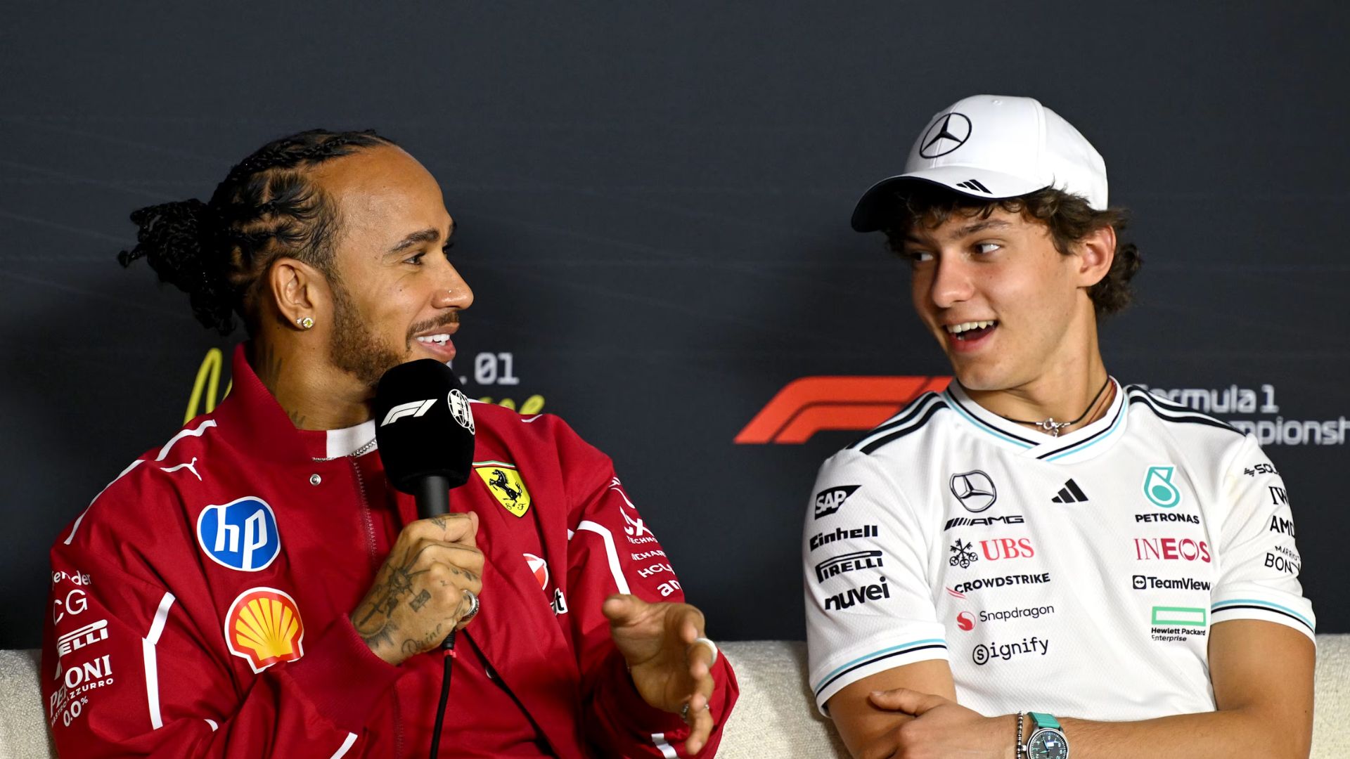Lewis Hamilton Kimi Antonelli