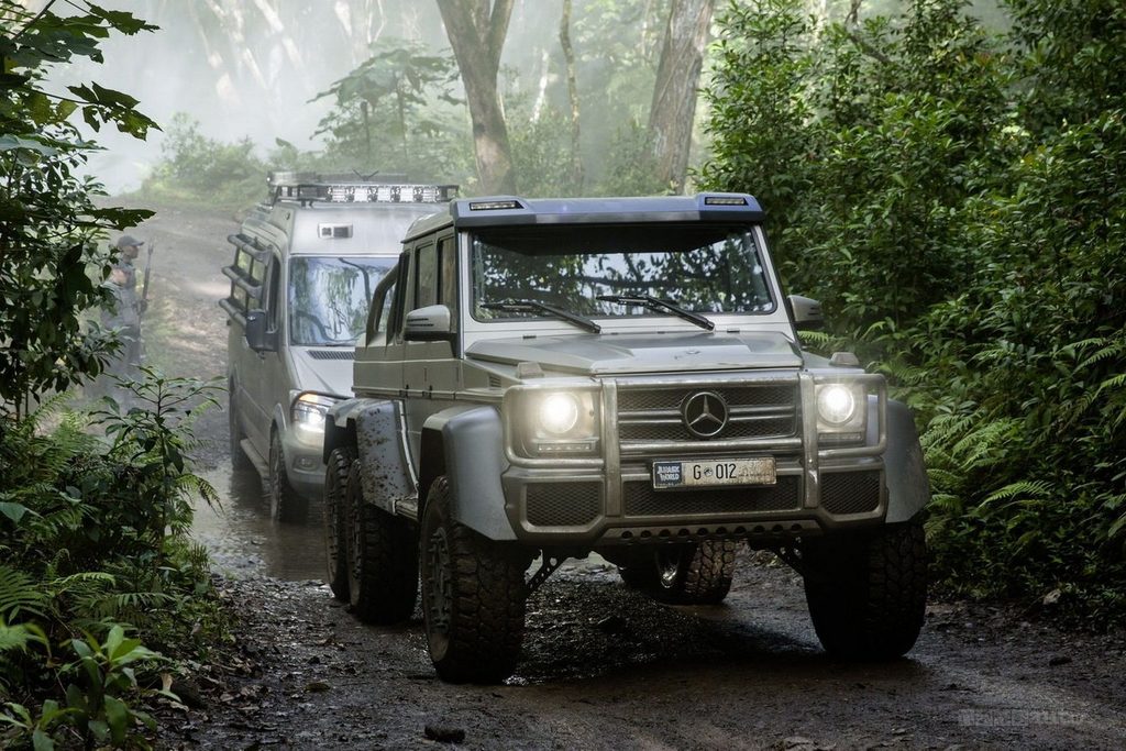 Mercedes-AMG G 63 6x6 in Jurassic World del 2015