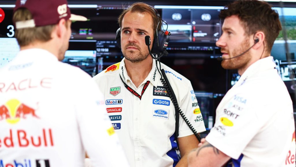 Tom Hart Red Bull ingegnere pista Max Verstappen