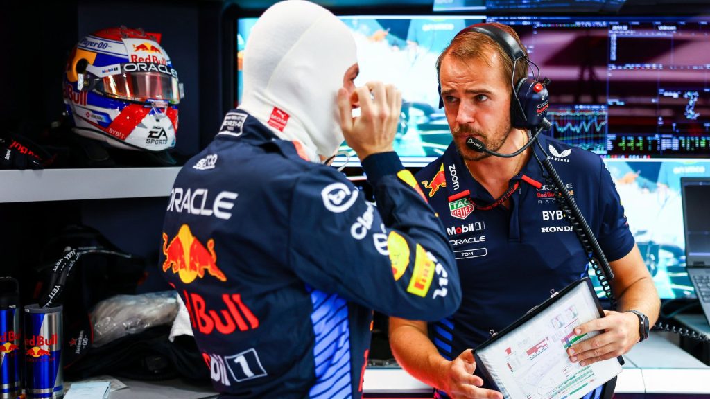 Tom Hart Red Bull ingegnere pista Max Verstappen